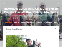 Tablet Screenshot of fishingtheklamath.com